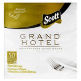 Guardanapo Sofisticado de Papel Folha Dupla 31,8cm x 32,8cm Grand Hotel Pack com 9 Unidades 50 Folhas Cada