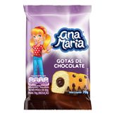 Bolo de Baunilha com Gotas de Chocolate Recheio Chocolate Ana Maria Pacote70g