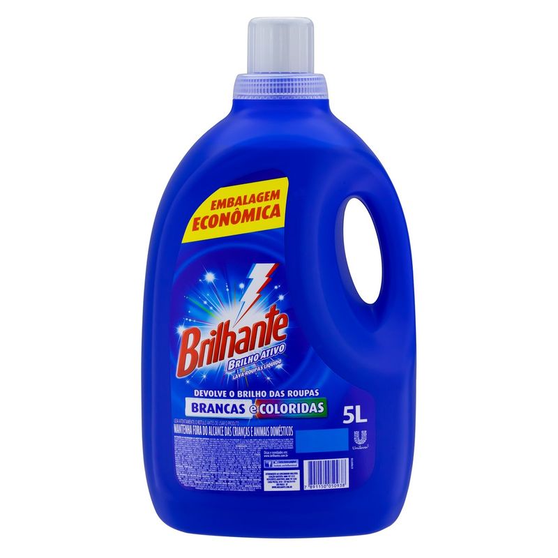 Lava-Roupas-Liquido-Roupas-Brancas-e-Coloridas-Brilhante-Brilho-Ativo-Galao-5l-Embalagem-Economica