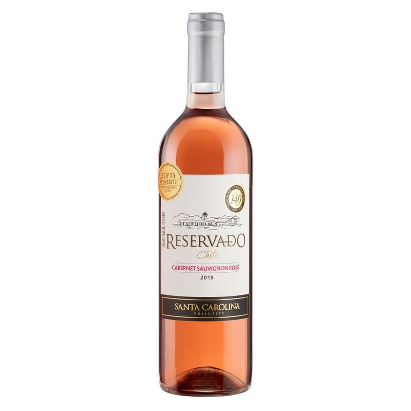 Vinho-Chileno-Rose-Meio-Seco-Reservado-Santa-Carolina-Cabernet-Sauvignon-Valle-Central-750ml