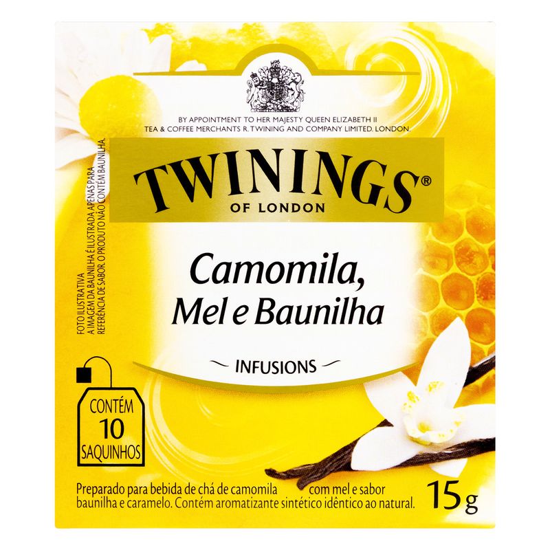 Cha-Camomila-Mel-e-Baunilha-Twinings-Infusions-15g-com-10-Unidades