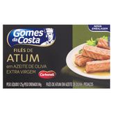 Filé de Atum em Pedaços em Azeite de Oliva Extra Virgem Gomes da Costa Caixa 125g