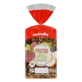 Pão Frutas, Grãos & Castanhas Nutrella Pacote 550g