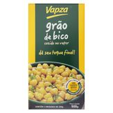 Grão-de-Bico Cozido no Vapor Vapza Caixa 500g com 2 Unidades