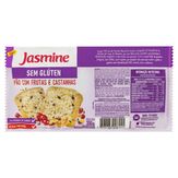 Pão de Sanduíche Frutas e Castanhas sem Glutén Jasmine Pacote 350g