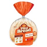 Pão Sírio Médio Tradicional Pita Bread Pacote 640g