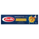 Macarrão de Sêmola Spaghettini 3 Barilla Pack com 3 Unidades 500g Cada