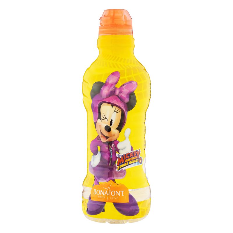 Pack-Agua-Mineral-Natural-sem-Gas-Mickey-Aventuras-Sobre-Rodas-Bonafont-Squeeze-300ml-com-12-Unidades