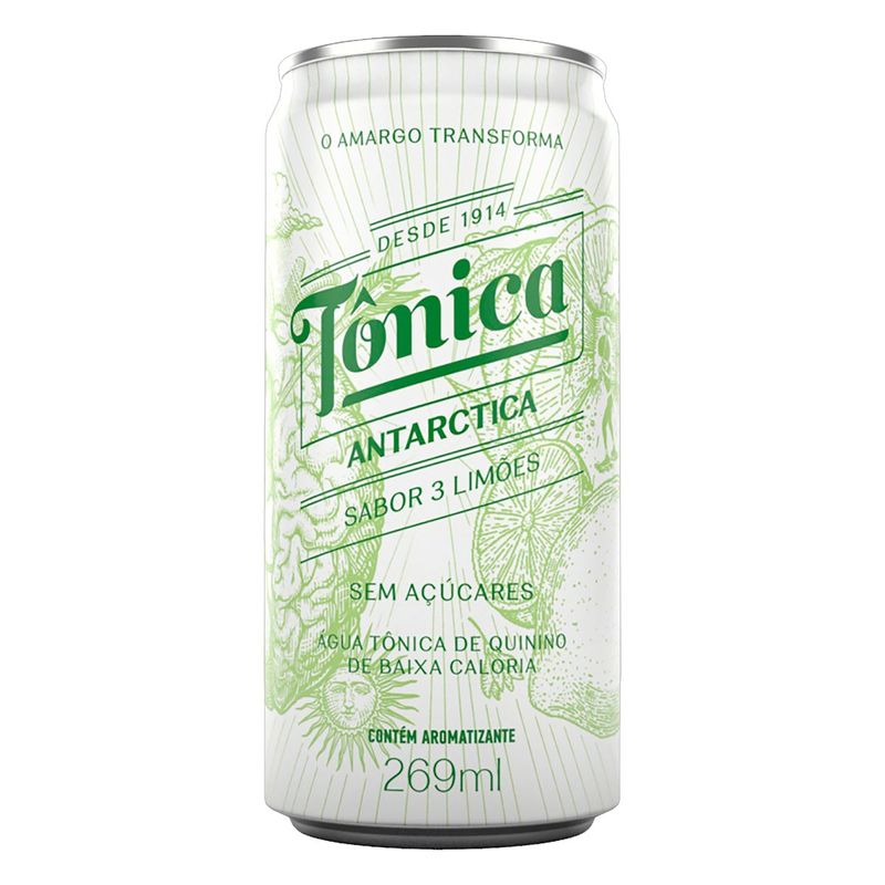 Pack-de-Agua-Tonica-3-Limoes-Zero-Acucar-Tonica-Antarctica-Lata-269ml-com-15-Unidades