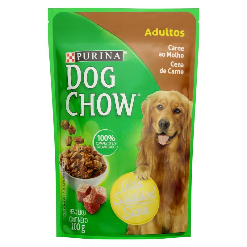 Racao-umida-Dog-Chow-sabor-carne