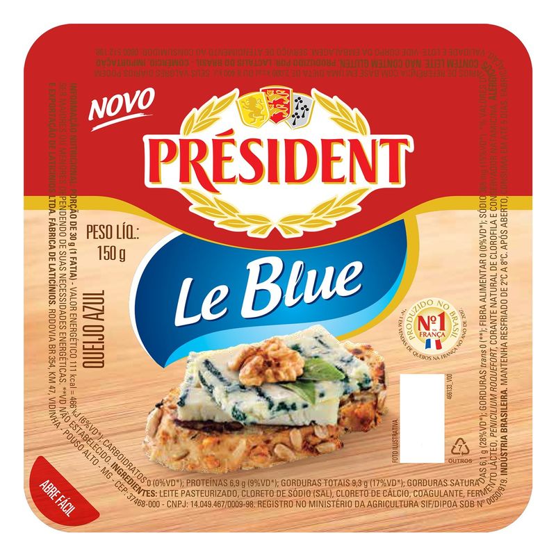 Queijo-Azul-President-Le-Blue-150g