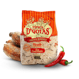 Farofa de Mandioca Picante Artesanal Típica D'Goias Pacote 400g