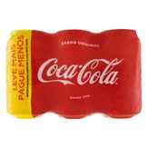 Refrigerante Coca-Cola Pack com 6 Latas 350ml Cada