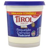 Requeijão Cremoso Tradicional Tirol Pote 500g