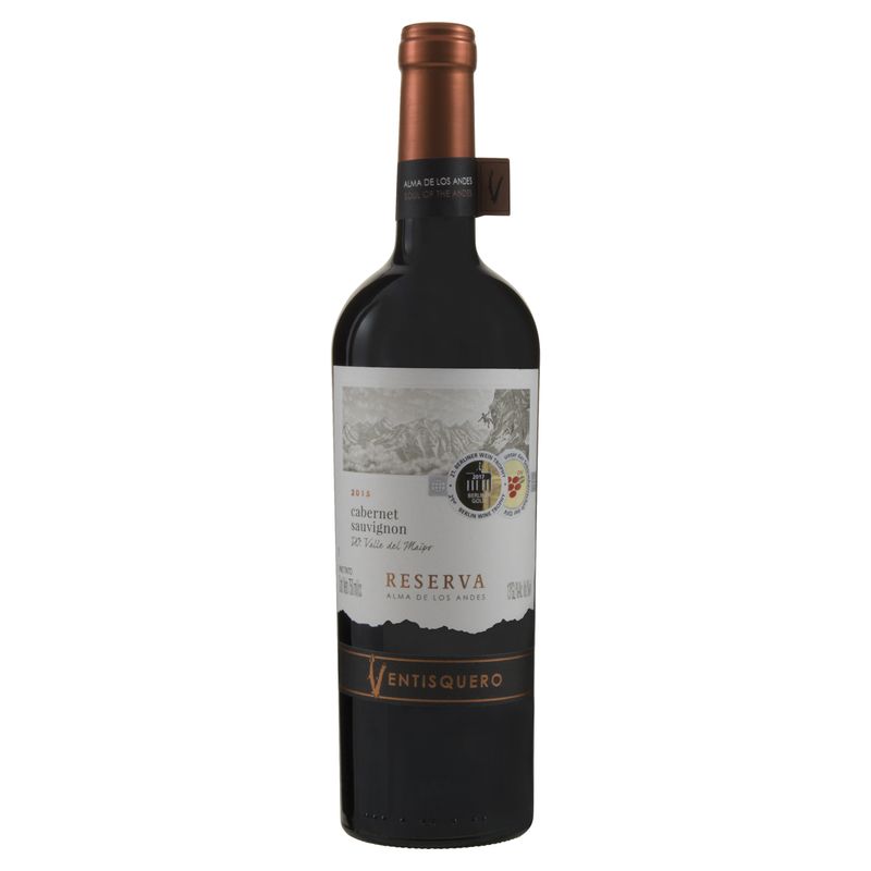 Vinho-Chileno-Tinto-Seco-Reserva-Ventisquero-Alma-de-Los-Andes-Cabernet-Sauvignon-Valle-del-Maipo-Garrafa-750ml