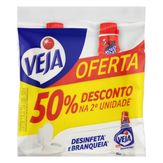 Limpador Tira Limo Veja X14 para Banheiro 500ml 2 unidades com 50% de desconto na 2ª