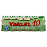 Leite Fermentado Desnatado Yakult 40 Pack com 6 Unidades 80g Cada