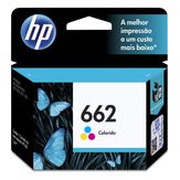 Cartucho de Tinta para Impressora 662 Colorido HP