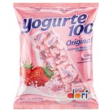 Bala Iogurte de Morango Original Yogurte 100 Pacote 600g