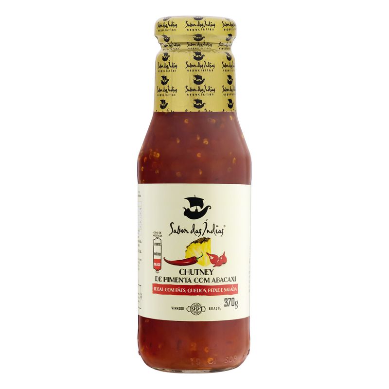 Chutney-Pimenta-com-Abacaxi-Sabor-das-Indias-370g
