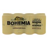Cerveja Puro Malte Bohemia Lata Pack 12 Unidades 350ml Cada
