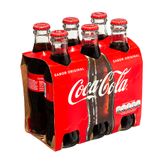 Refrigerante Coca-Cola Pack com 6 Garrafas 250ml Cada