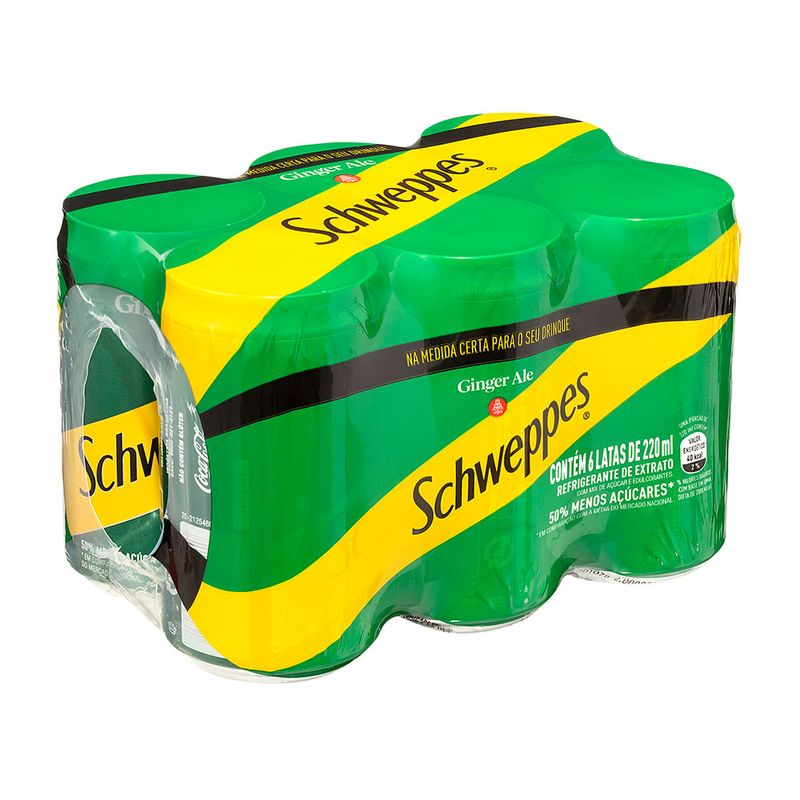 Pack-Refrigerante-Ginger-Ale-Schweppes-6-Unidades-220ml-Cada