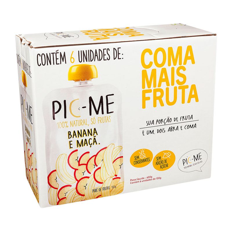 Pure-de-Frutas-Banana-e-Maca-Pic-Me-Pack-com-6-Unidades-100g-Cada