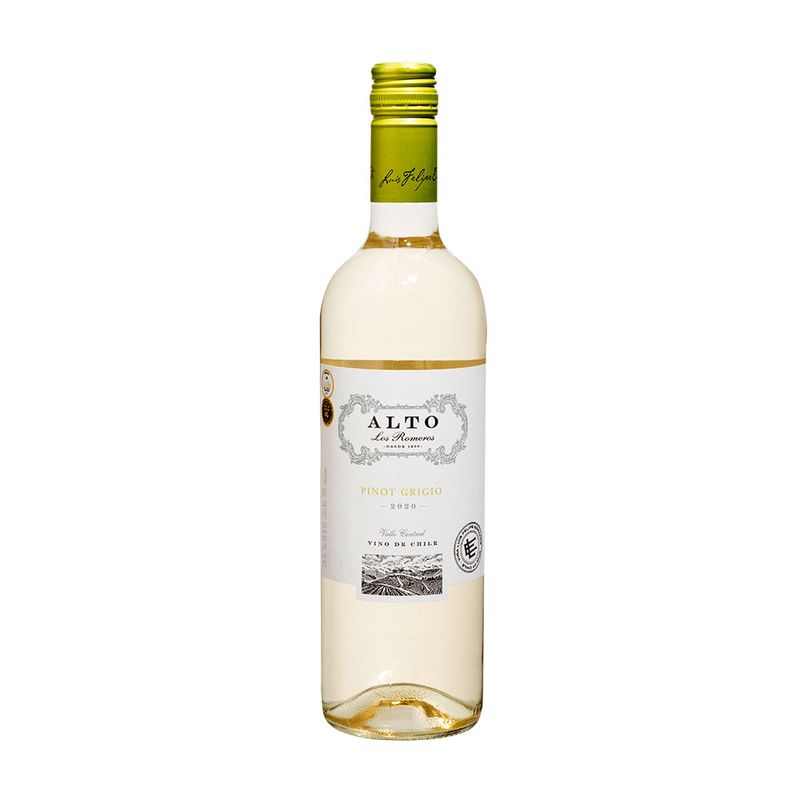 Vinho Branco Alto Los Romeros Pinot Grigio 750ml