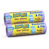 Saco Para Banheiro & Pia Dover Roll Perfumado Pack com 2 Unidades 50 Sacos Cada