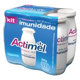 Leite Fermentado Tradicional Actimel Pack com 600g com 6 Unidades