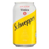 Água Tônica Sem Açúcar Schweppes Pack com 6 Unidades 350ml Cada