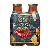 Molho de Tomate Cereja Passata Member's Mark Pack com 2 Unidades 520g Cada