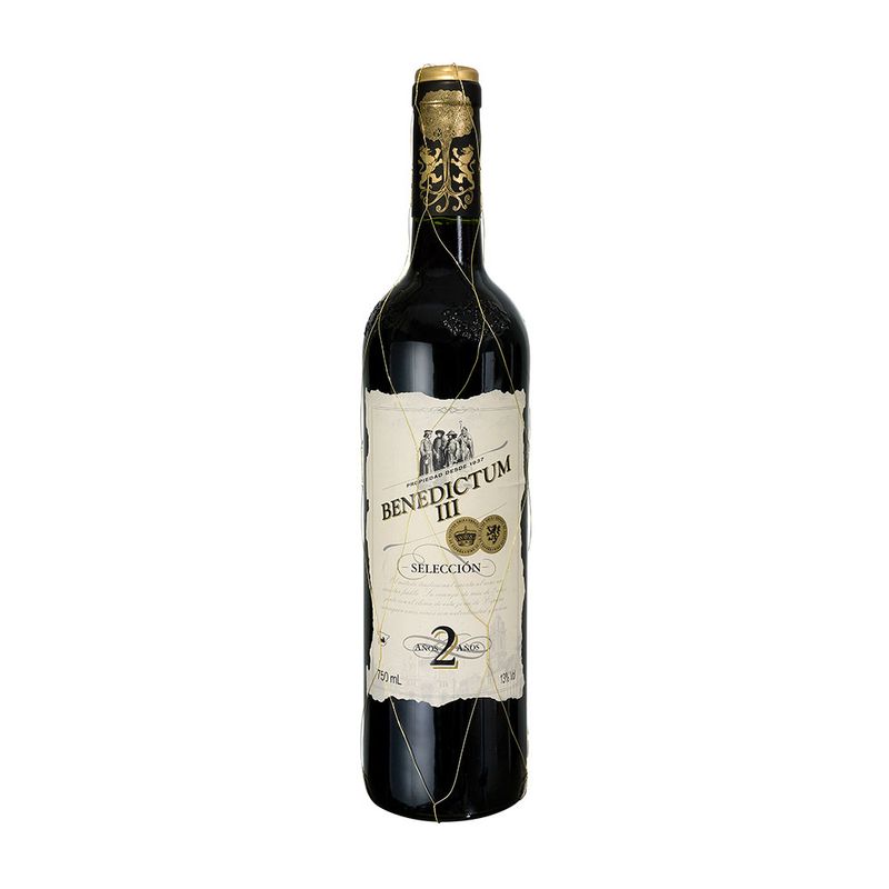 Vinho-Tinto-Espanhol-Benedictum-III-2-Anos-750ml