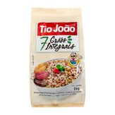 Arroz Integral 7 Grãos Tio João Pacote 1kg