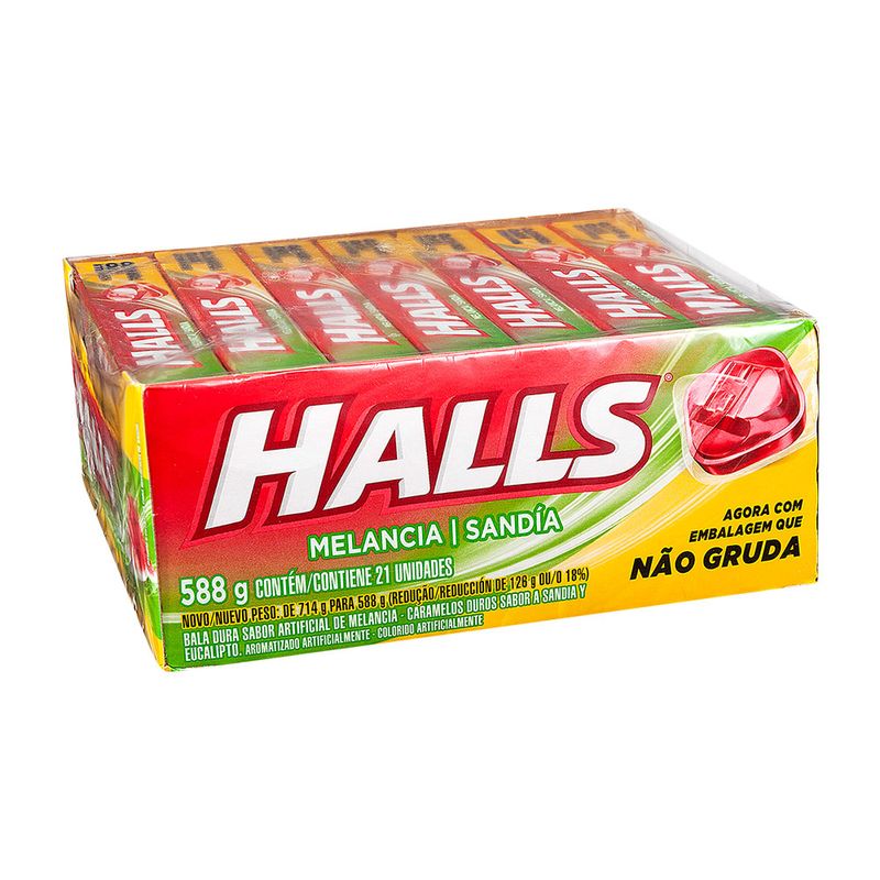 Bala-Halls-Melancia-Pack-com-21-Unidades