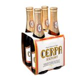 Cerveja Cerpa Export Pack com 4 Garrafas 350ml Cada