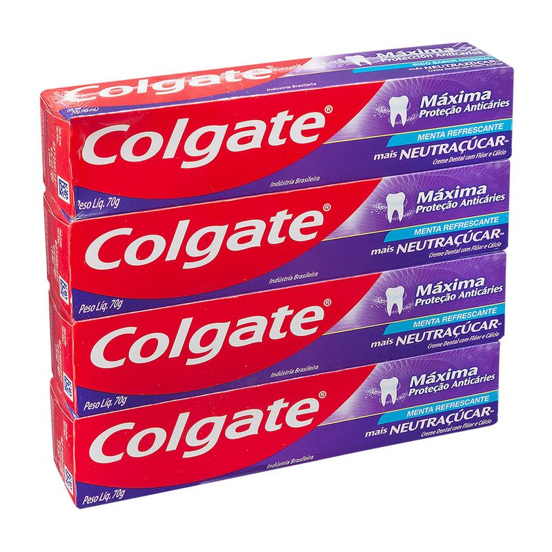 Creme-Dental-Colgate-Maxima-Protecao-Anticaries-Pack-com-4-Unidades-70g-Cada