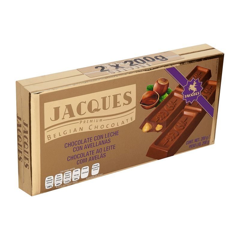 Chocolate-ao-Leite-com-Avelas-Jacques-Premium-Pack-com-2-Unidades-200g-Cada