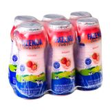 Iogurte de Morango Fazenda Bela Vista Pack com 6 Unidades 180ml Cada