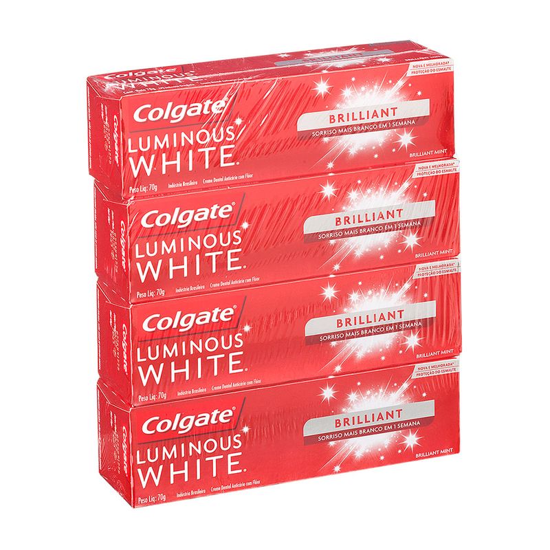Creme-Dental-Luminous-White-Colgate-Pack-com-4-Unidades-70g-Cada