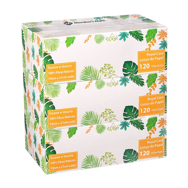 Kit-Lencos-de-Papel-Member-s-Mark-Pack-com-3-Unidades-120-Folhas-Cada