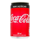 Refrigerante Sem Açúcar Coca-Cola Pack 6 Unidades 220ml Cada