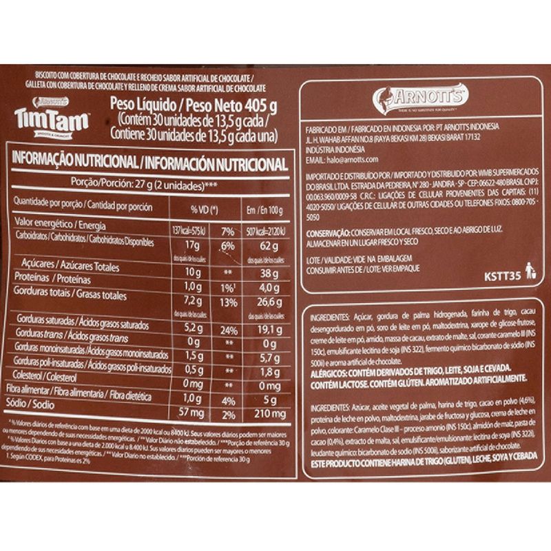 Chocolate-Tim-Tam-Smooth-e-Crunchy-Arnott-s-com-30-Unidades-405g