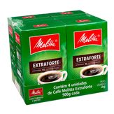 Café Torrado e Moído Extraforte Melitta Pack com 4 Unidades 500g Cada