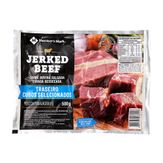 Jerked Beef Traseiro Cubos Selecionados Member's Mark Pacote 500g