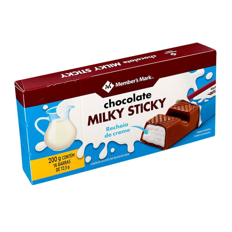 Barra-Chocolate-ao-Leite-Milky-Sticky-Member-s-Mark-Pack-com-16-Unidades-125g-Cada