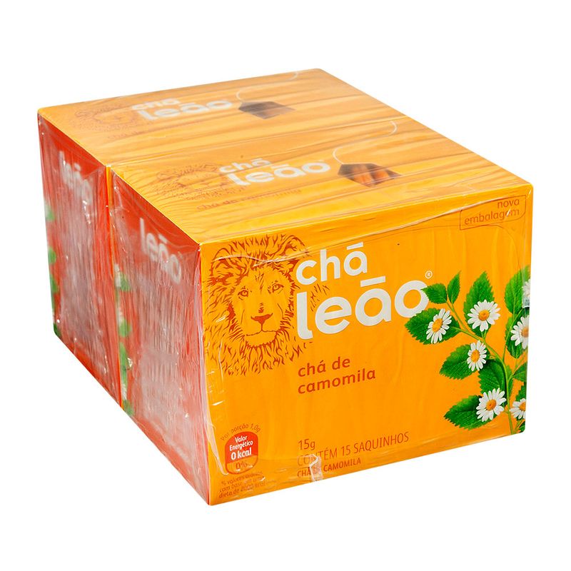 Cha-de-Camomila-Leao-Pack-com-2-Unidades-15g-Cada