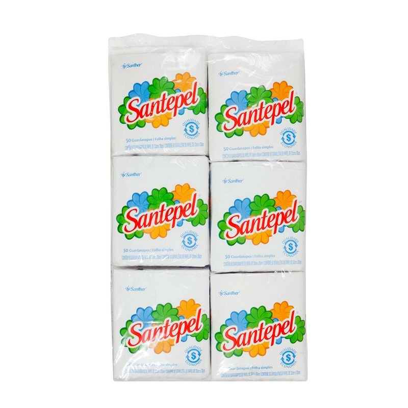 Guardanapo-de-Papel-Santepel-Pack-com-12-Unidades-50-Folhas-Cada