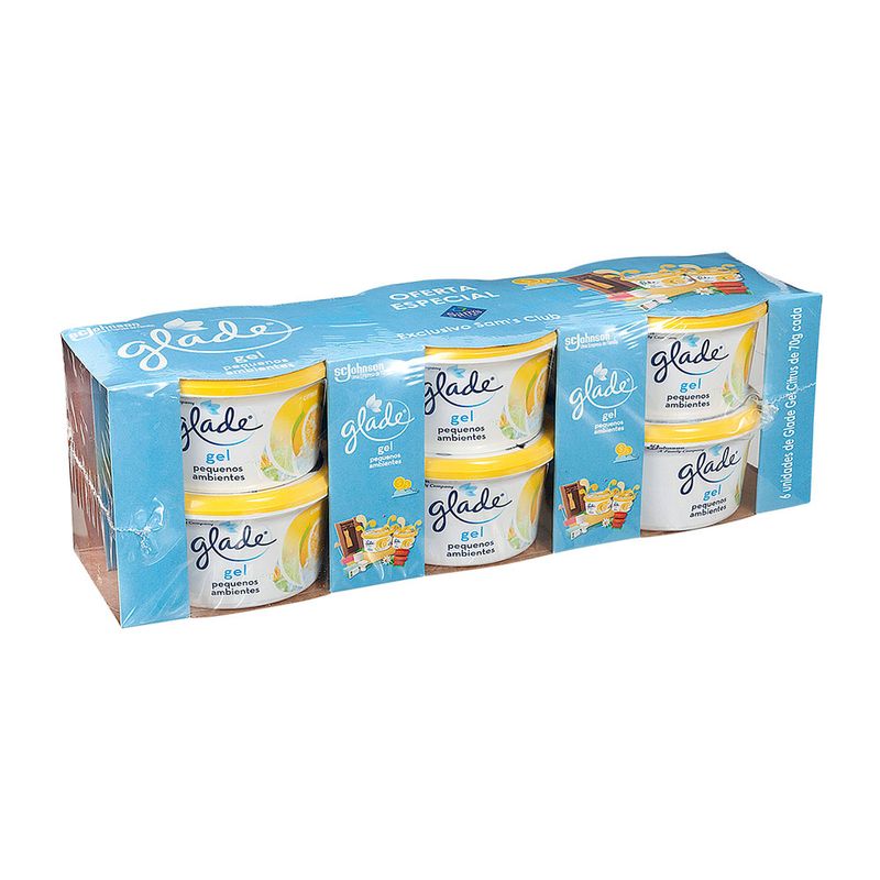 Odorizador-de-Ambiente-em-Gel-Citrus-Pequenos-Ambientes-Glade-Pack-com-6-Unidades-70g-Cada